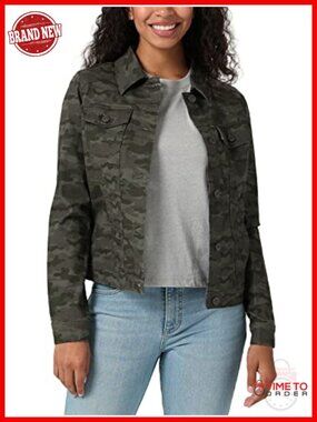 Women's Denim Jacket Cotton Blend Classic Fit